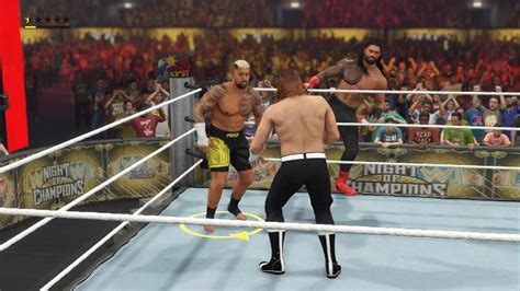 WWE Night Of Champions Simulation Tag Team Championship Roman Reings Y