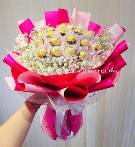 Ferrero Rocher Bouquet 2 - Foryou Flowers | Penang Florist | Flower ...