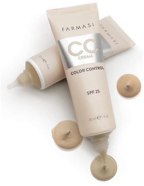 FARMASI CC Cream Pure Natural Finish Medium To Full Coverage All