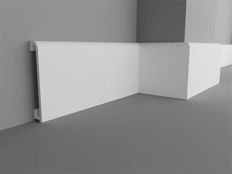 Плинтус напольный Экополимер Mercato100 2000x16x100 мм под покраску ️ ...