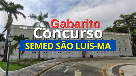 Gabarito Semed Sao Luis