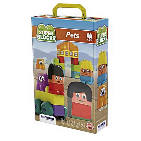 Miniland Super Blocks Pets game | PAKOSTNIK