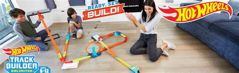 Hot Wheels Toy Car Track Set Track Builder Unlimited Playset Loop Kicker Pack Track