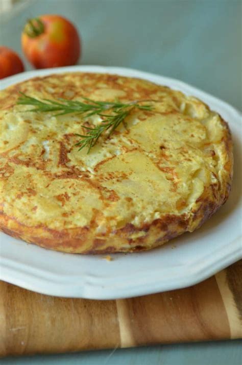 Tortilla de Patatas Española The Stuffed Grape Leaf