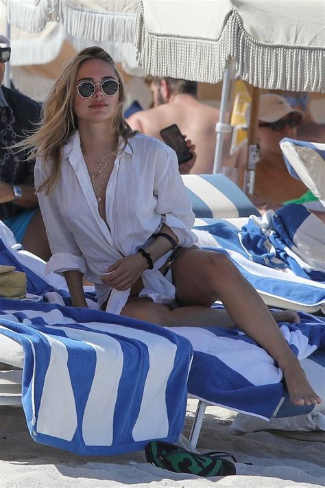 Kimberley Garner Bikini Candids On The Beach In Miami Gotceleb