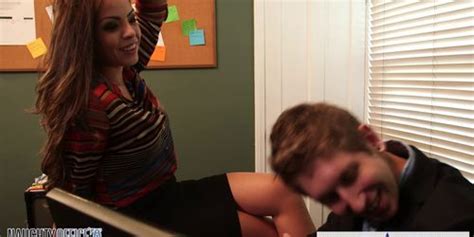 NAUGHTY AMERICA Elegant Babe In Blue Dress Yurizan Beltran Take Cock Tnaflix