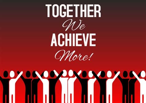 Together we achieve more Design Template | PosterMyWall