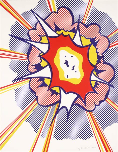 ‘Explosion’, Roy Lichtenstein, 1965–6 | Tate