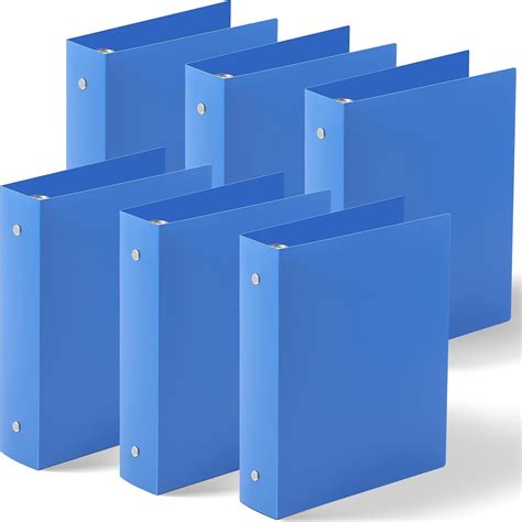 amazoncom henoyso  pcs plastic   mini  ring binders fits
