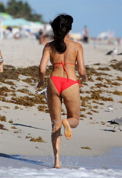 Padma Lakshmi The Fappening Sexy Red Bikini The Fappening