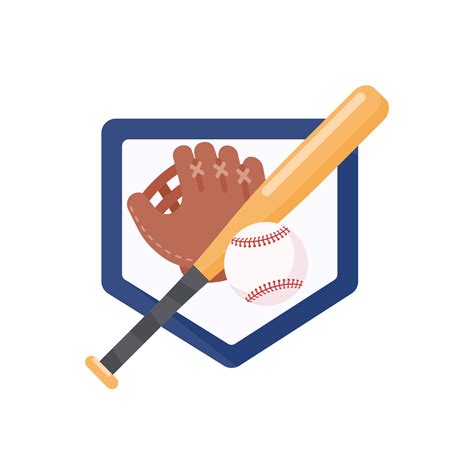 Baseball Glove And Bat Clipart