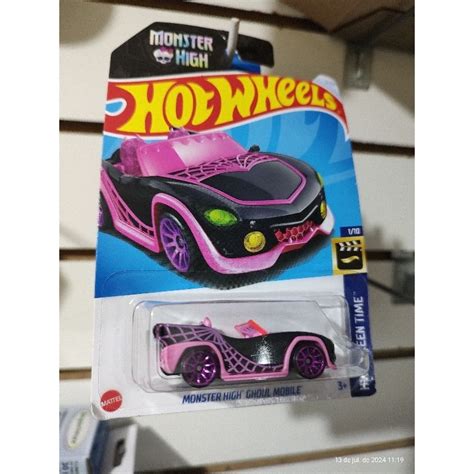 Hot Wheels Monster High Ghoul Mobile Mattel Shopee Brasil