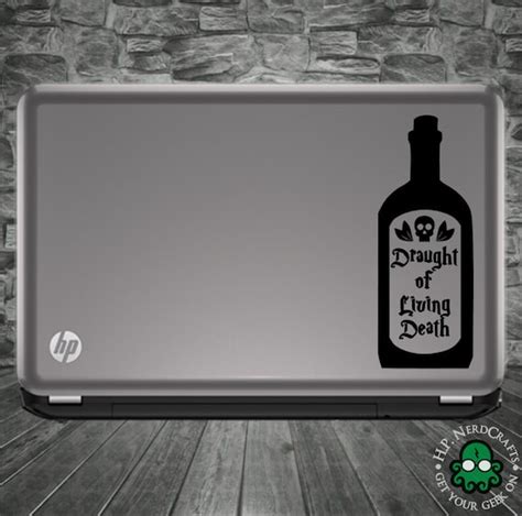 Draught of Living Death Potion Decal by HPNerdCrafts on Etsy