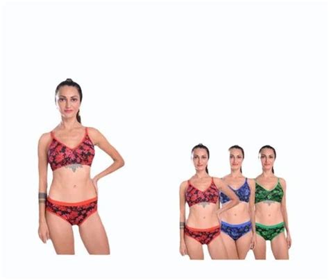 Floral Printed Lingerie Set At Rs 228 Set In New Delhi ID 2853216285997