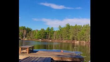 Naughty Blonde Jumps In Lake Fully Nude Xnxx