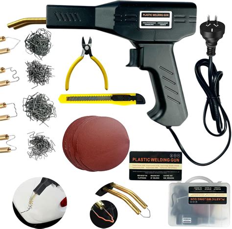 Plastic Welder With PCS Staples Plastic Welding Kit Hot Stapler Kit Plastic Welder Gun