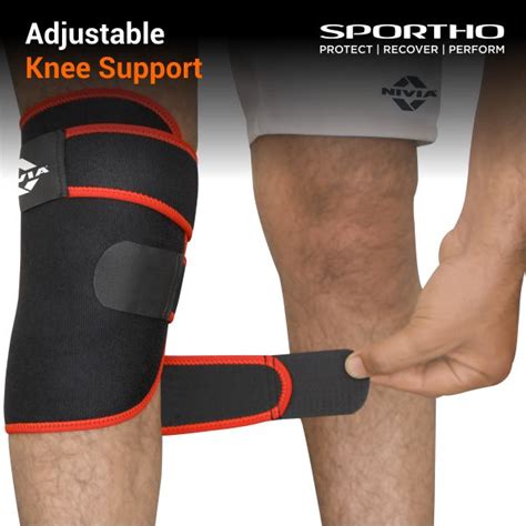 buy orthopedic kneea support adjustable   india nivia sports