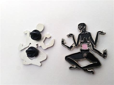 ENAMEL PIN SECONDS Weird Pin Nude Woman Surreal Art Etsy Australia
