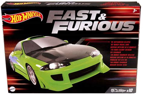 Jual Hot Wheels Cars Fast Furious Themed 10 Pack Of Vehicles Hnt21 Di Seller Toybox Gudang
