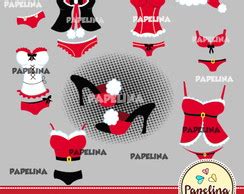 Kit Digital Lingerie No Elo Papelina C B