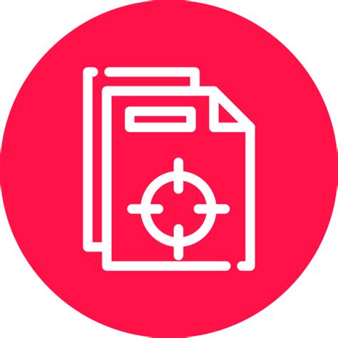 registration mark generic color fill icon