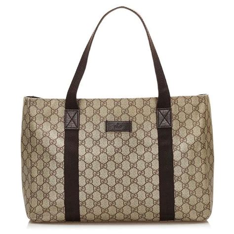 Gucci Gg Supreme Tote Bag Beige Cloth Ref713296 Joli Closet