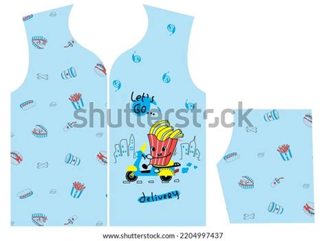 front open design printing vector illustration stock vector royalty