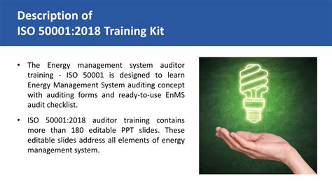 PPT Editable ISO 50001 2018 Training PPT PowerPoint Presentation