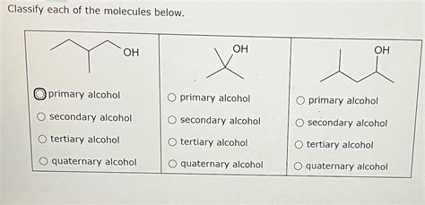 Answered Classify Each Of The Molecules Below Bartleby