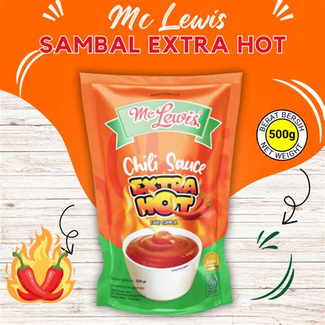 Jual Saus Sambal Extra Hot Mc Lewis Gr Mc Lewis Chili Extra Hot