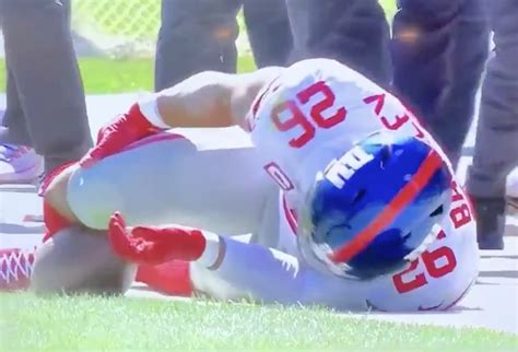 Video: Saquon Barkley Goes Down With Devastating Knee Injury vs