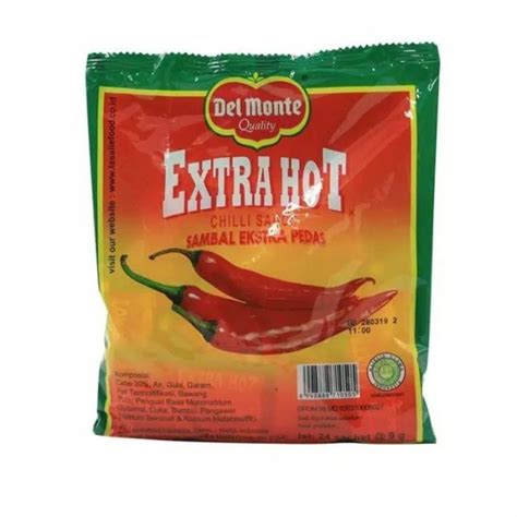 Jual Del Monte Saus Sambal Extra Hot Sachet Isi Pcs Delmonte Saus Tomat Sachet Isi Pcs