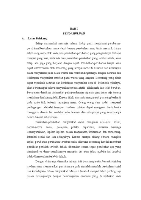 Pengertian Perubahan Sosial Budaya 4