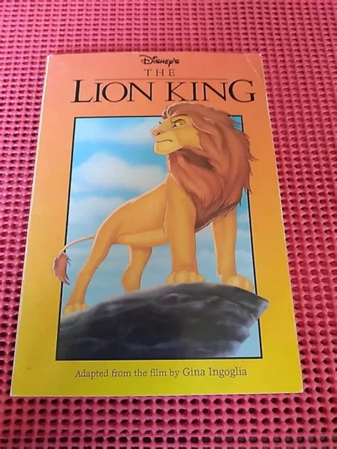 Disneys The Lion King By Ingoglia Gina Paperback Movie Novelization