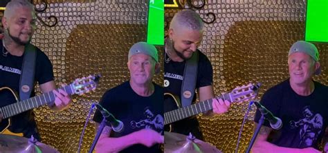 Baterista Do Red Hot Chili Peppers Toca Legi O Urbana Em Barzinho No Rio Metro