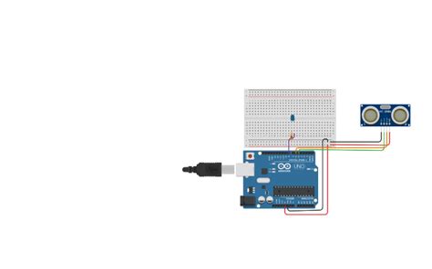 Circuit Design Programa Sensor De Distancia Tinkercad