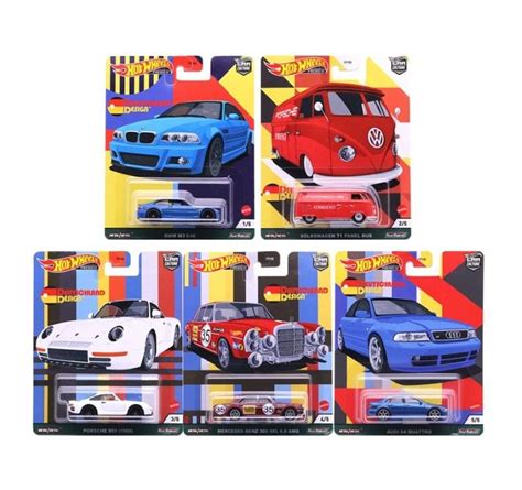 Hot Wheels Car Culture Deutschland Design BMW M3 E46 Porsche 959 Audi S4 Quattro Volkswagen