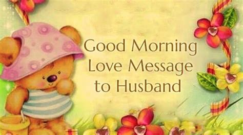 Good Morning Love Message to Husband