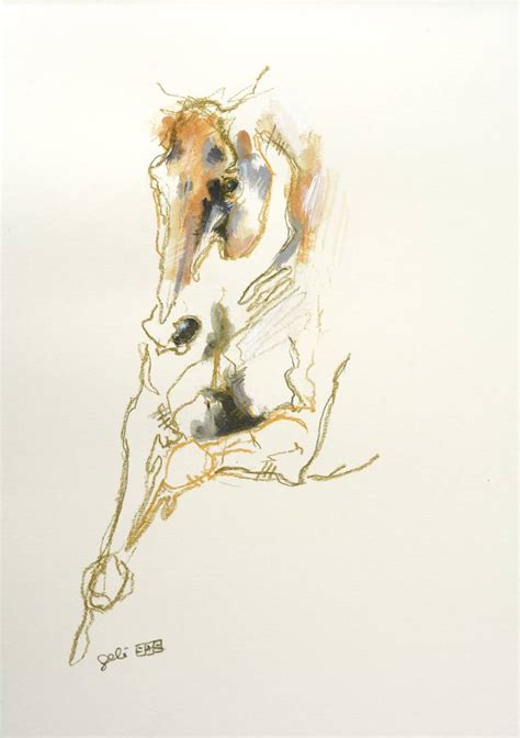 Equine Nude Painting By Benedicte Gele Saatchi Art