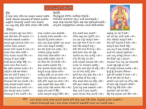 Hanuman Chalisa Printable Pdf - Printable Templates