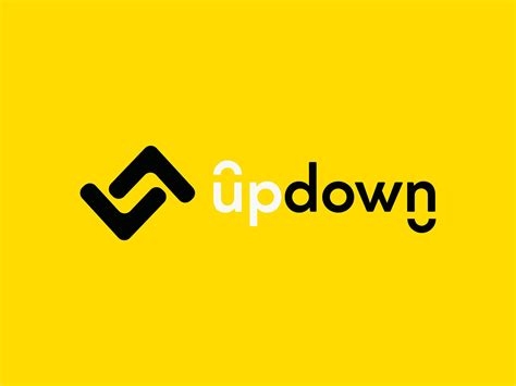 updown modern logo behance