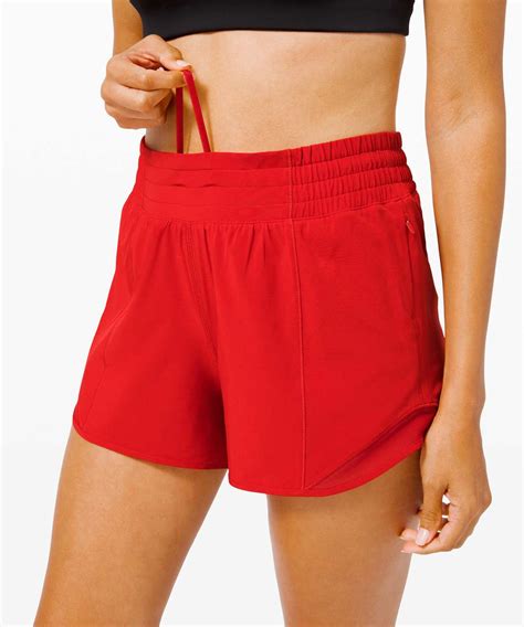 Lululemon Hotty Hot Short High Rise Long 4 Dark Red First Release Lulu Fanatics