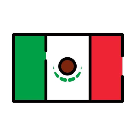 mexican flag icon isolated design 24744288 Vector Art at Vecteezy