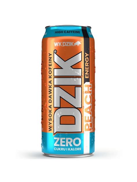 Wk Dzik Energy Zero Kalorii Ml Smak Brzoskwinia Pakuj Zdrowie