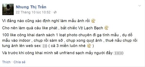 Người mẫu nude công khai các nhiếp ảnh gia đồi bại