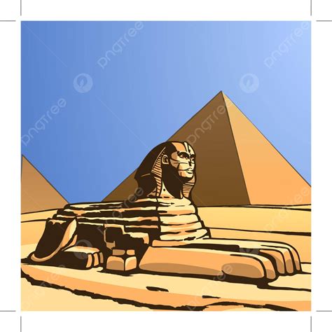 Sphinx Ancient Statue Vector Egypt Cheops Old Vector Egypt Cheops