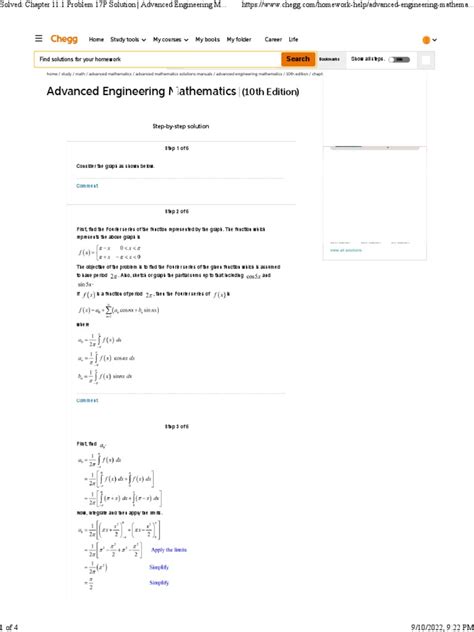 Solved Chapter 11 1 Problem 17p Solution Advanced Engineering