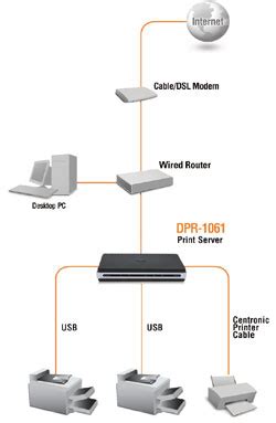 D-Link DPR-1061 3-Port Multifunction Print Server : Amazon.co.uk ...