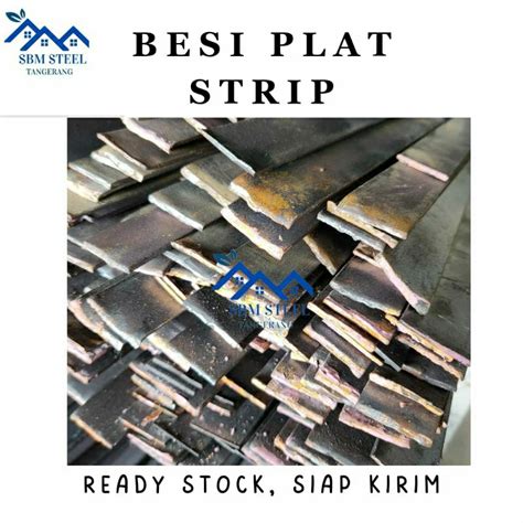 Jual Besi Plat Strip Lebar 3 6cm Tebal 2mm Panjang 2 Meter Shopee