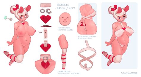 Emelie Ref Sheet By Cyancapsule Hentai Foundry